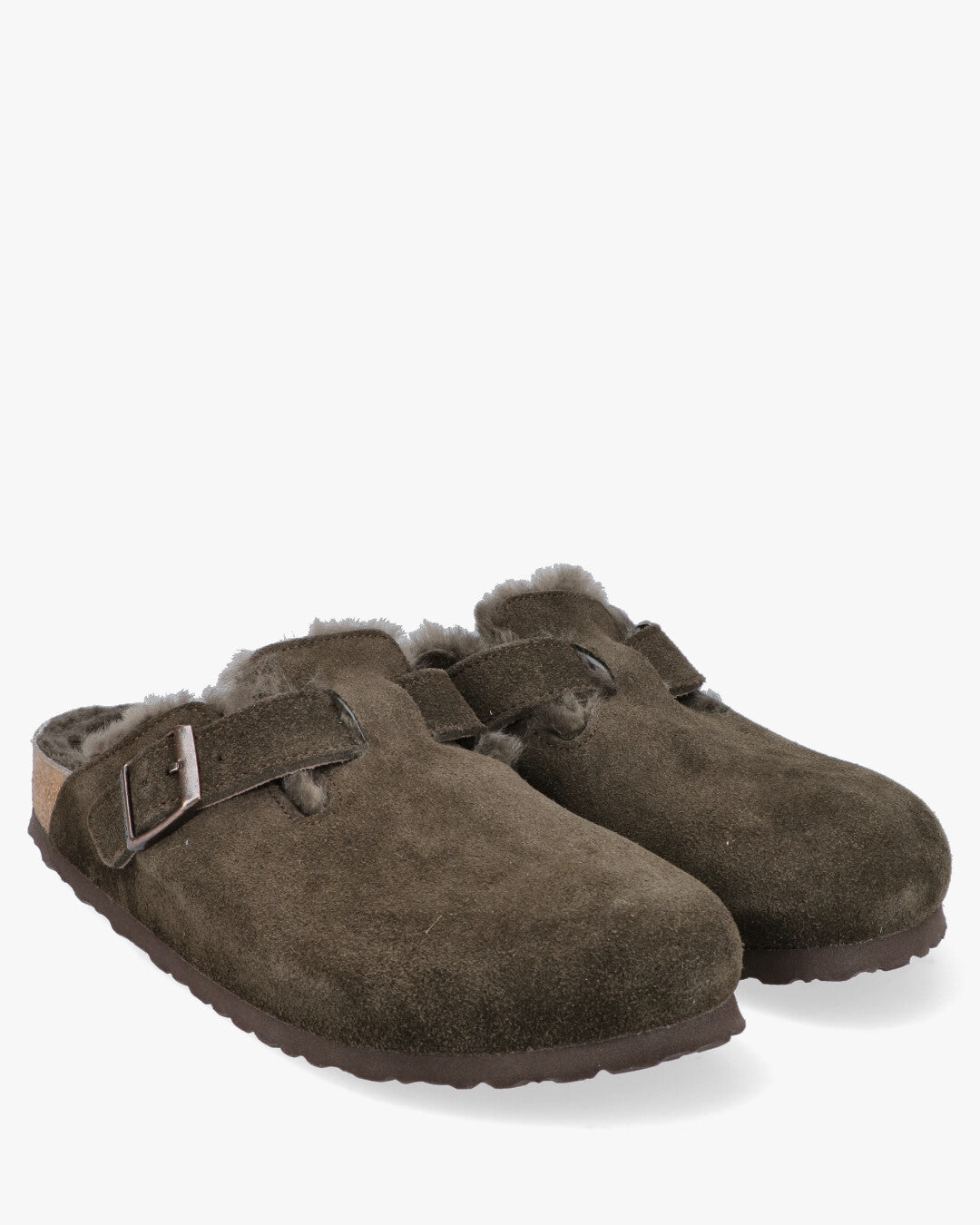 Arizona Shearling Clog in montone