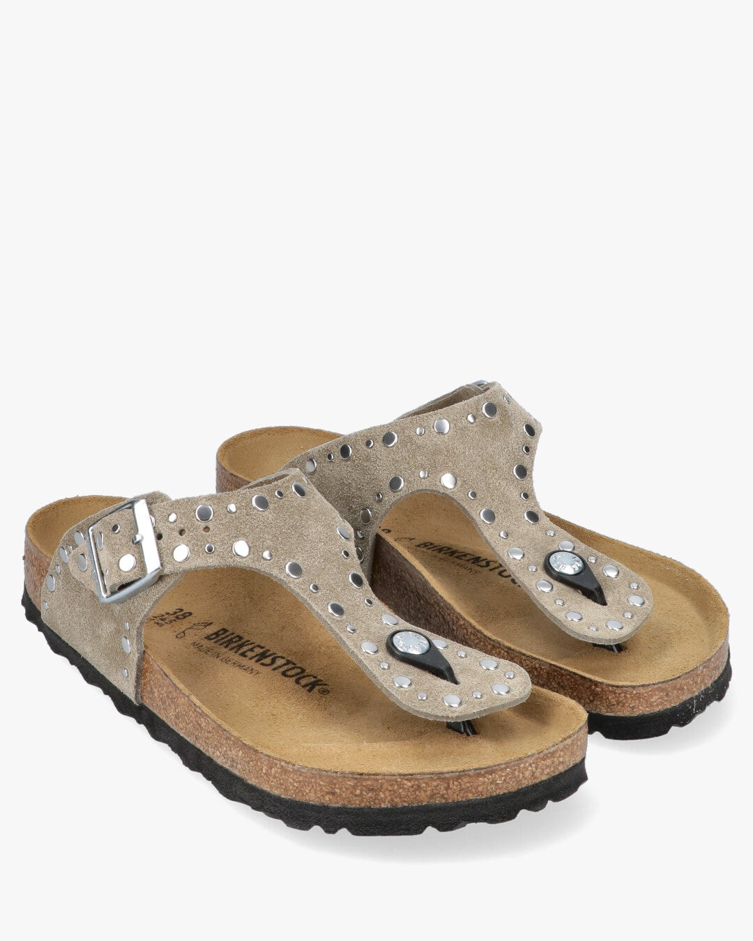 Gizeh Rivet Suede Lea Infradito