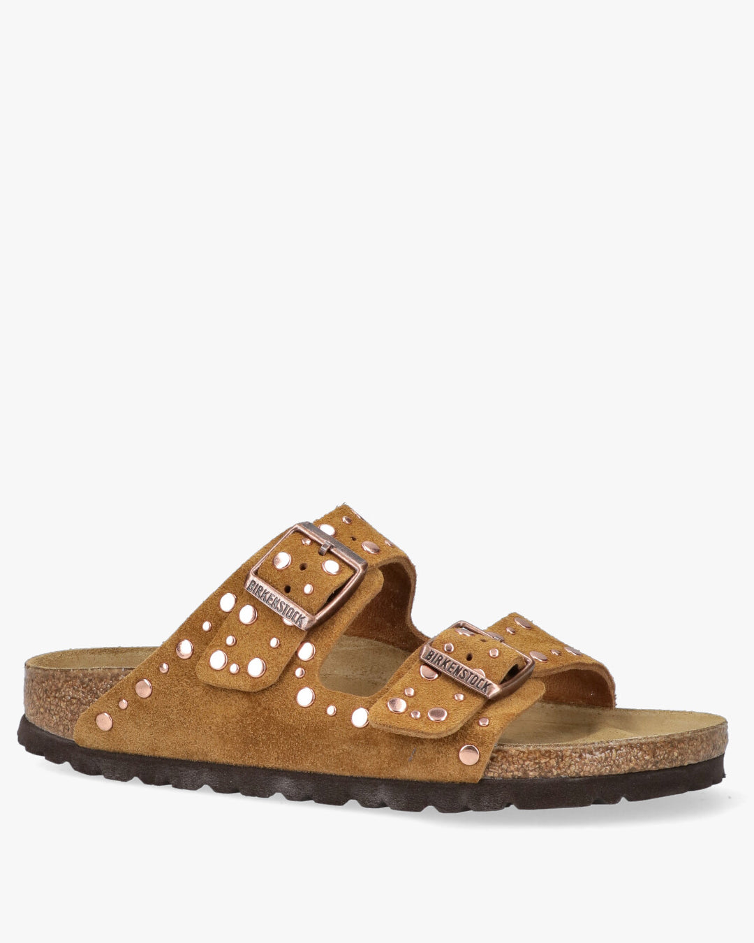 Arizona Rivet Suede Lea Ciabatte Doppia Fascia