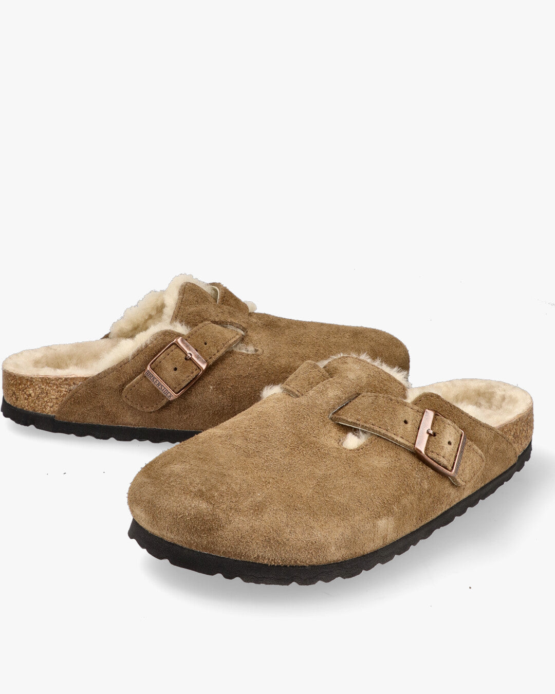 Boston Shearling Clog in montone
