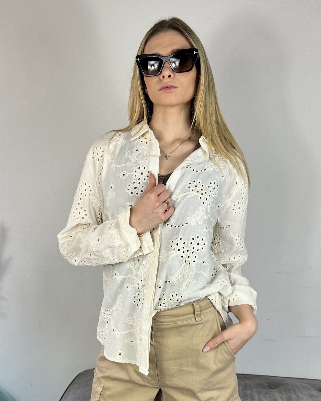 CAMICIA RICAMATA Camicie