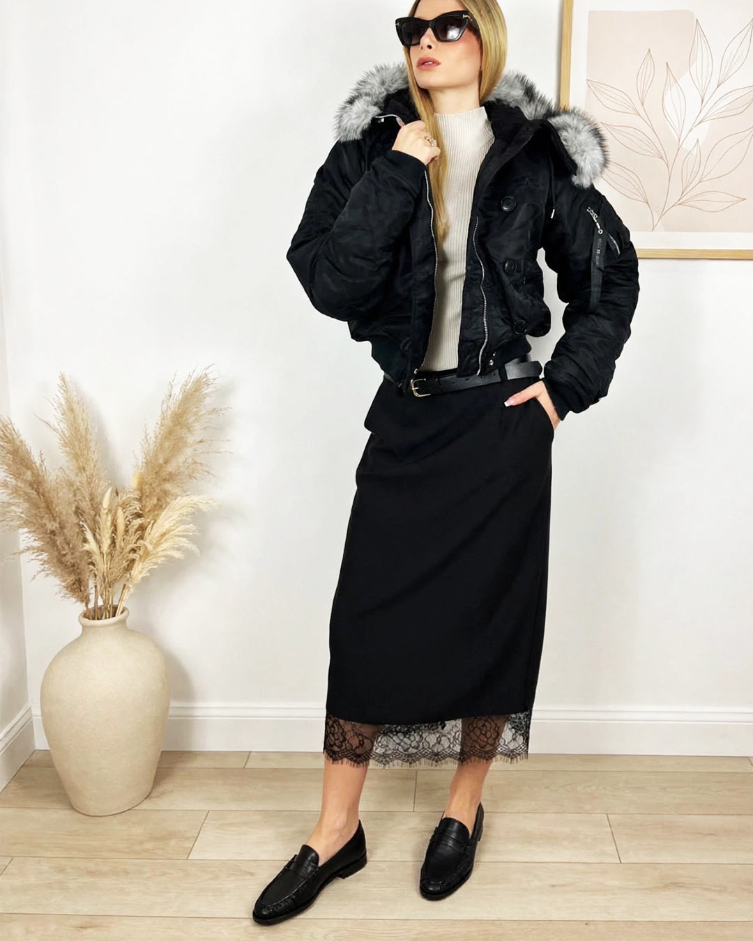 N-2B CROPPED WINTER JACKET Bomber