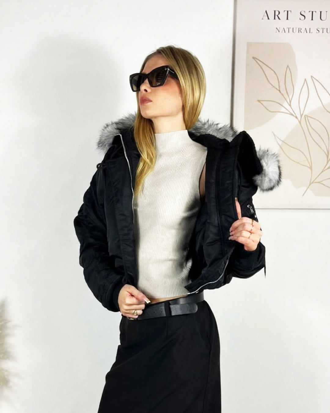 N-2B CROPPED WINTER JACKET Bomber