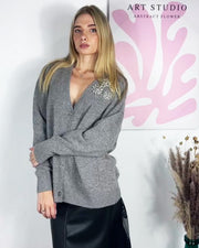 CARDIGAN STRASS