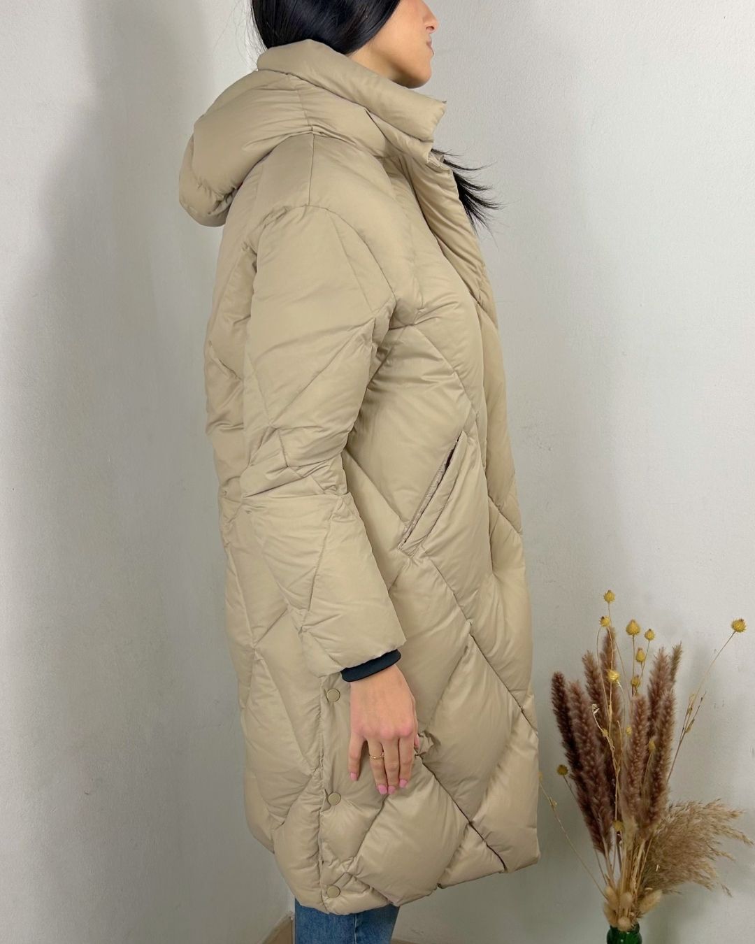 PIUMINO LUNGO TRAPUNTATO