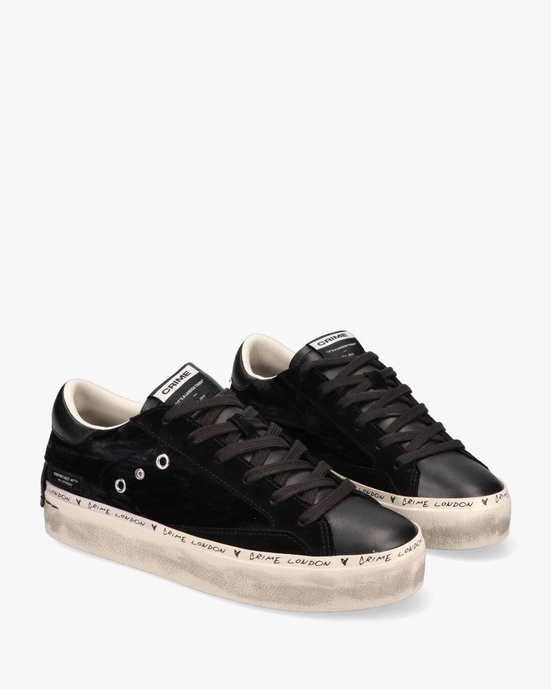 DISTRESSED PLATFORM Sneakers Platform