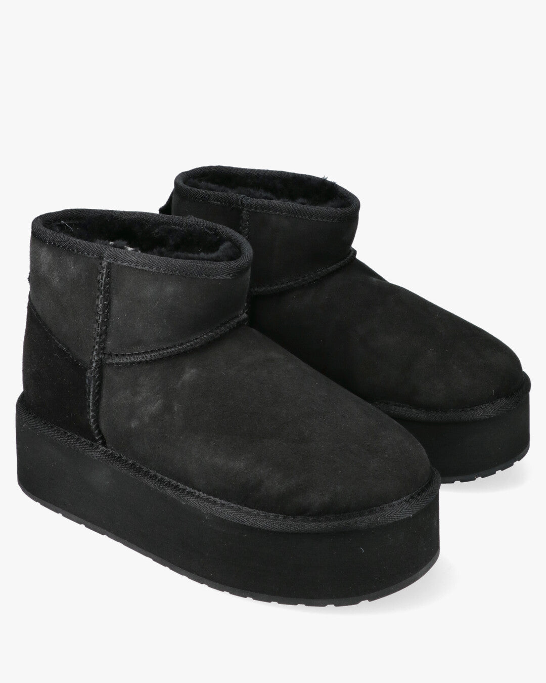 Stinger Micro Flatform Sheepskin Ankle Boots