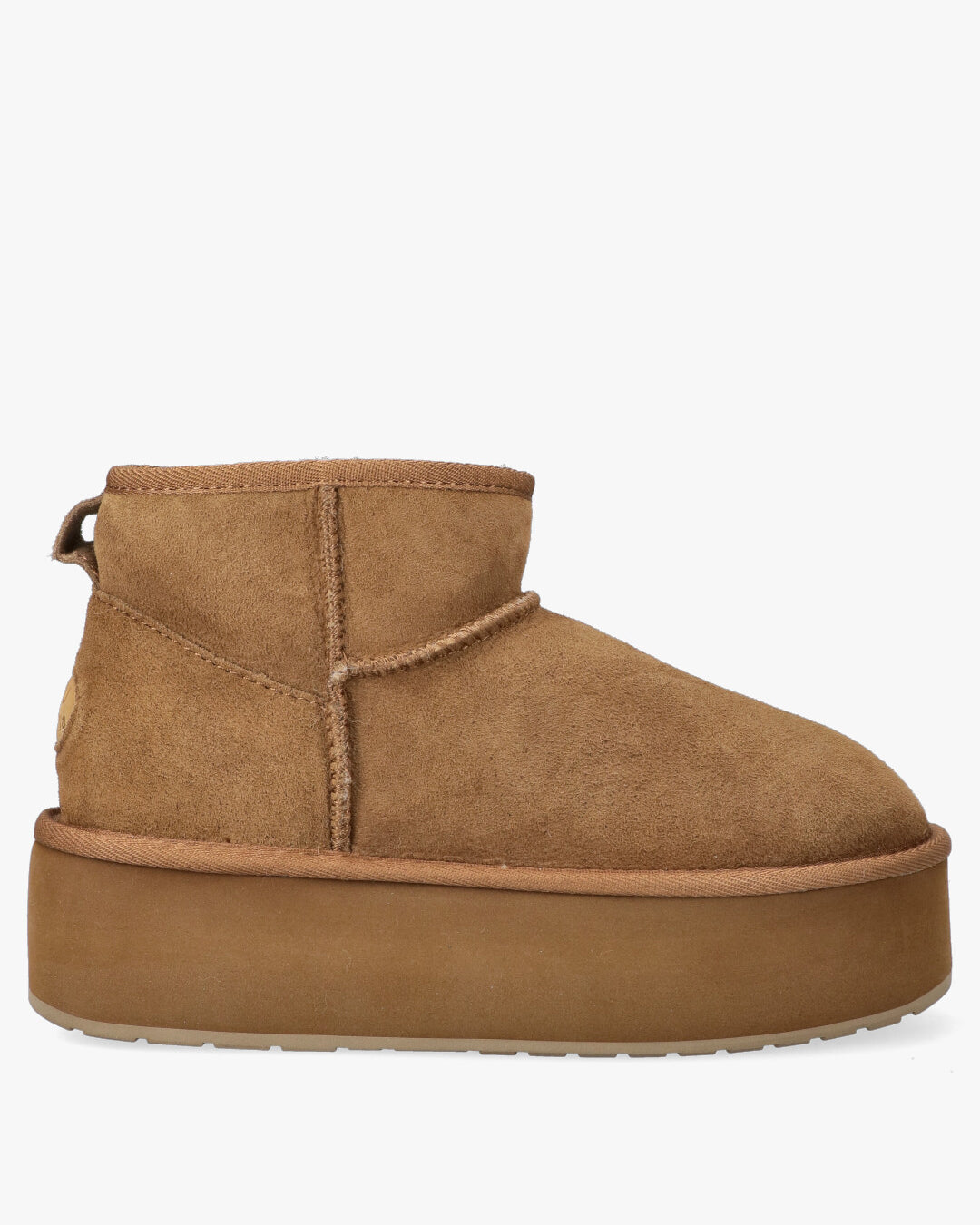 Stinger Micro Flatform Sheepskin Ankle Boots