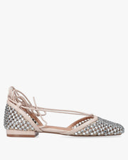 136Y9 LACES STRASS Ballerine