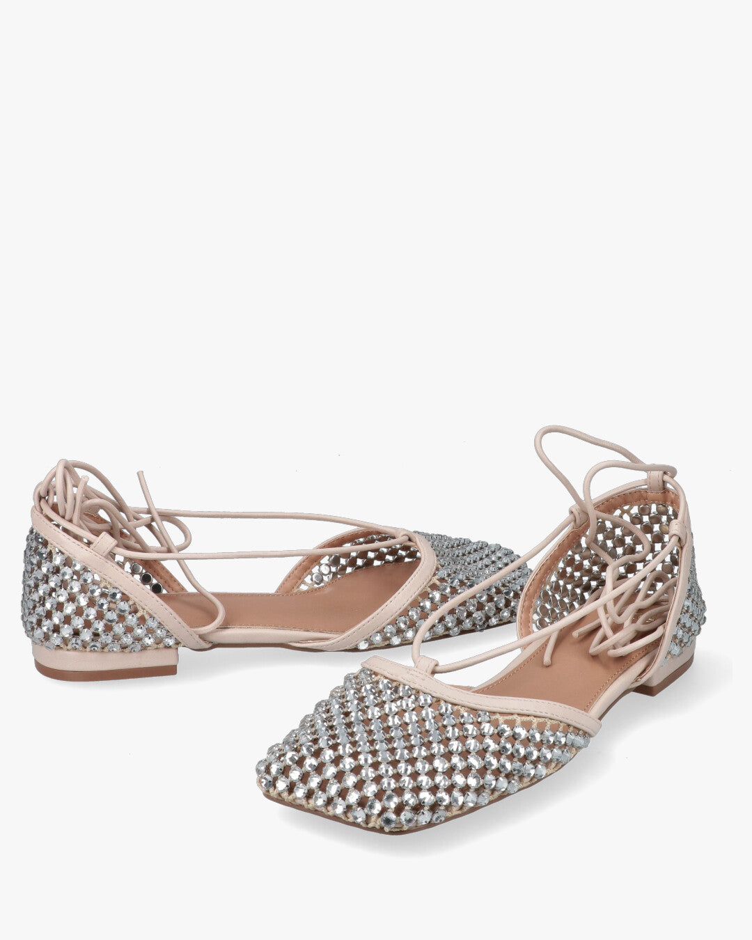 136Y9 LACES STRASS Ballerine