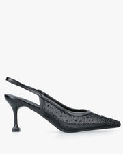 Slngback Mesh Strass Slingback-Chanel