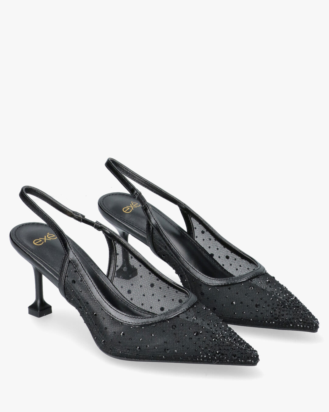Slngback Mesh Strass Slingback-Chanel