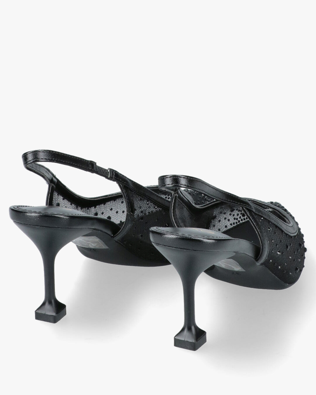 Slngback Mesh Strass Slingback-Chanel