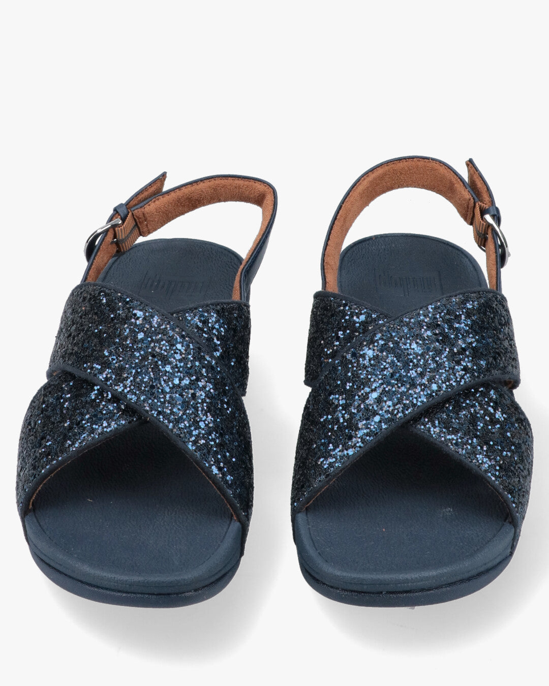 Lulu Glitter Wedge Sandals