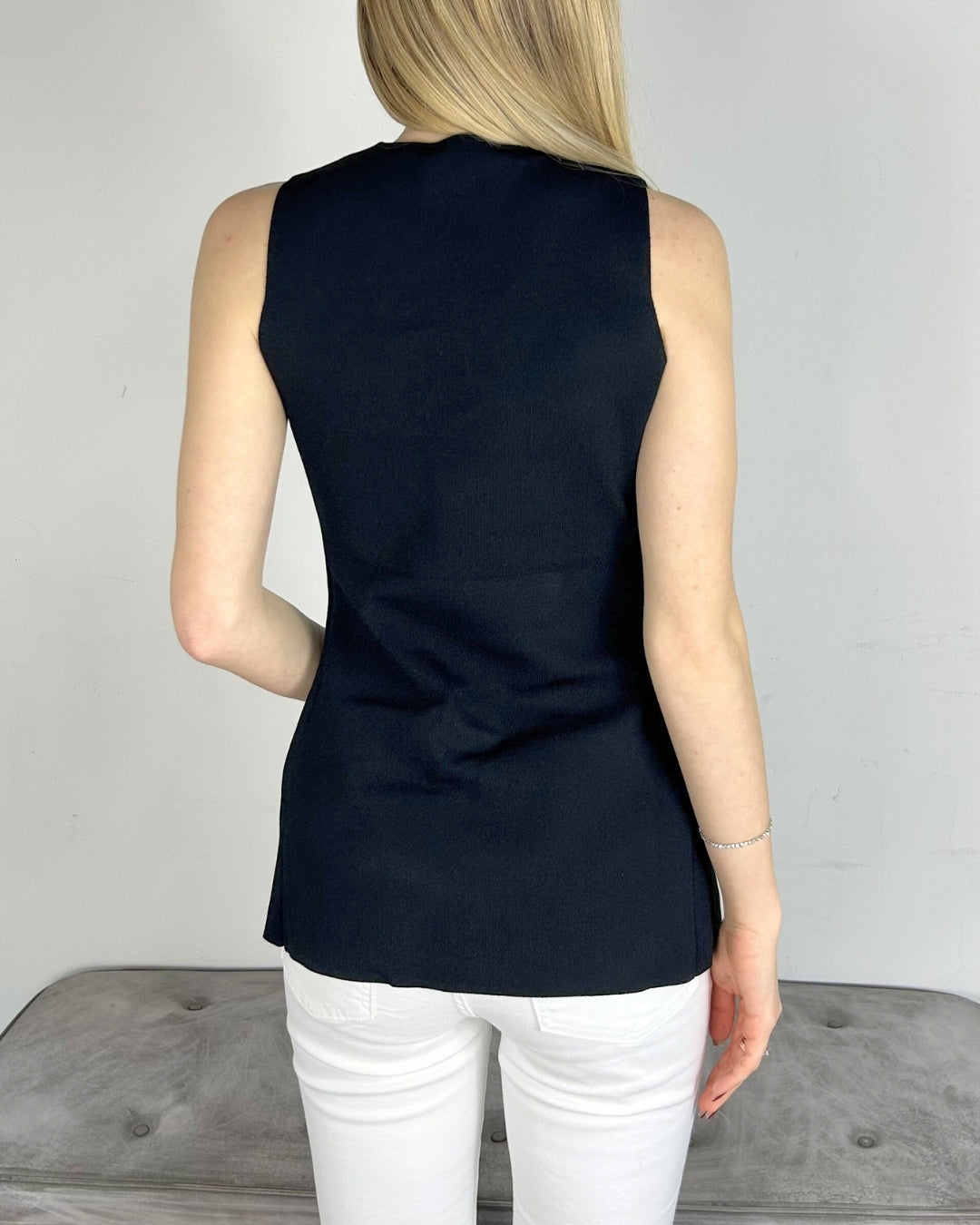 METAL TRIM WAISTCOAT Gilet
