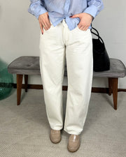 BALLOON LEG DENIM JEANS