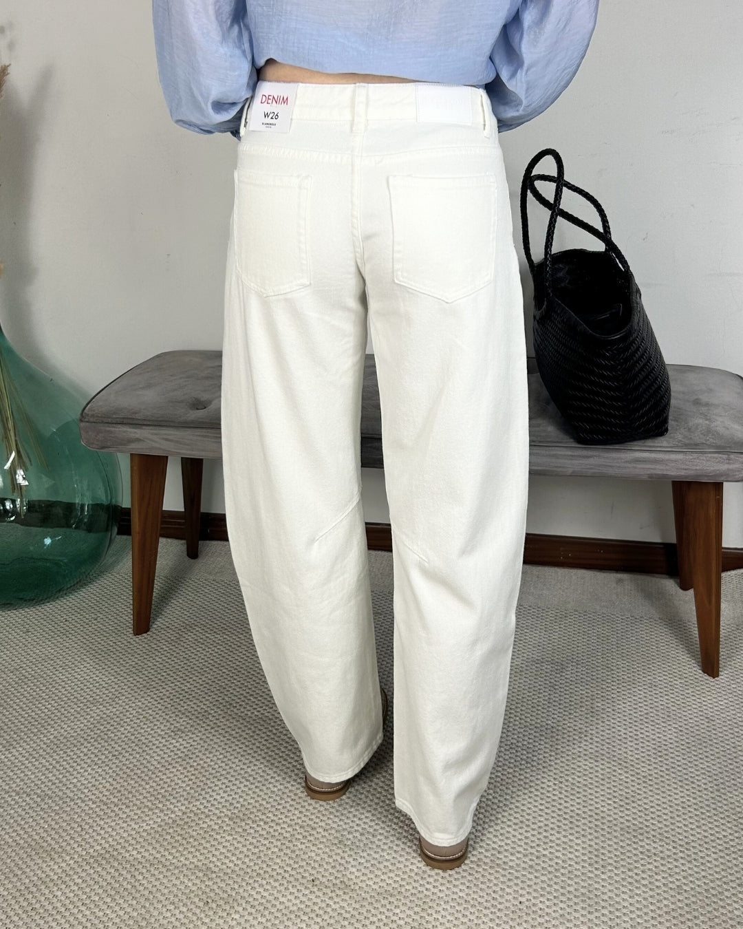 BALLOON LEG DENIM JEANS
