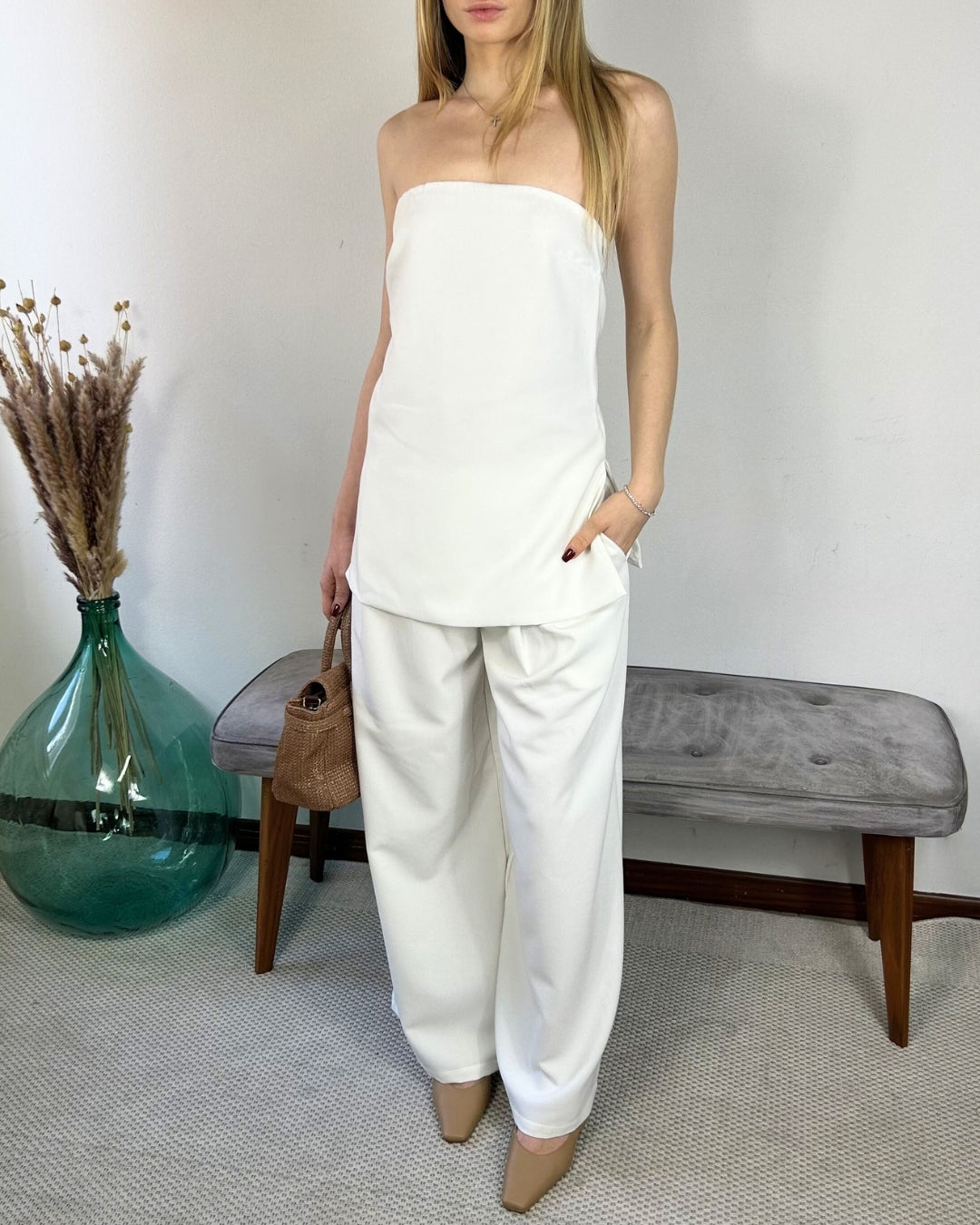 LONGLINE BANDEAU TOP Top