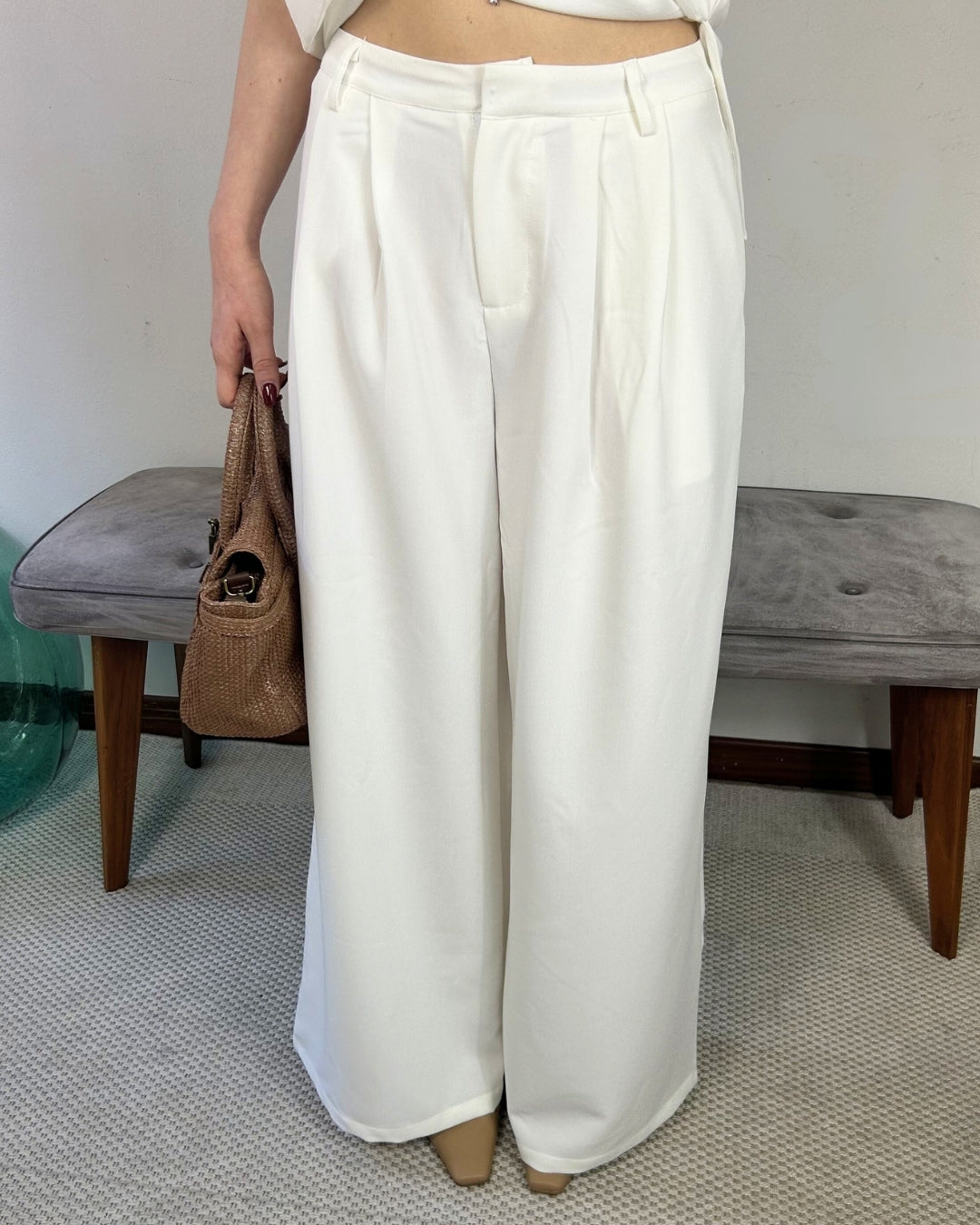 WIDE LEG TROUSERS Pantaloni Palazzo