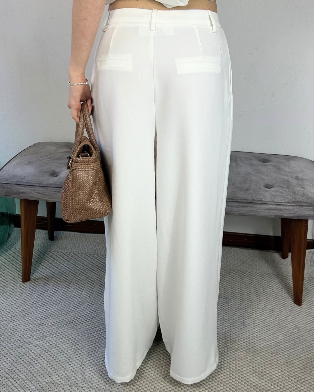 WIDE LEG TROUSERS Pantaloni Palazzo