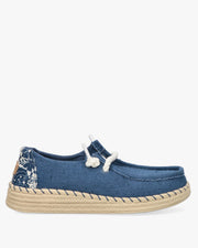 Wendy Espadrille Hibiscus Scarpe Allacciate