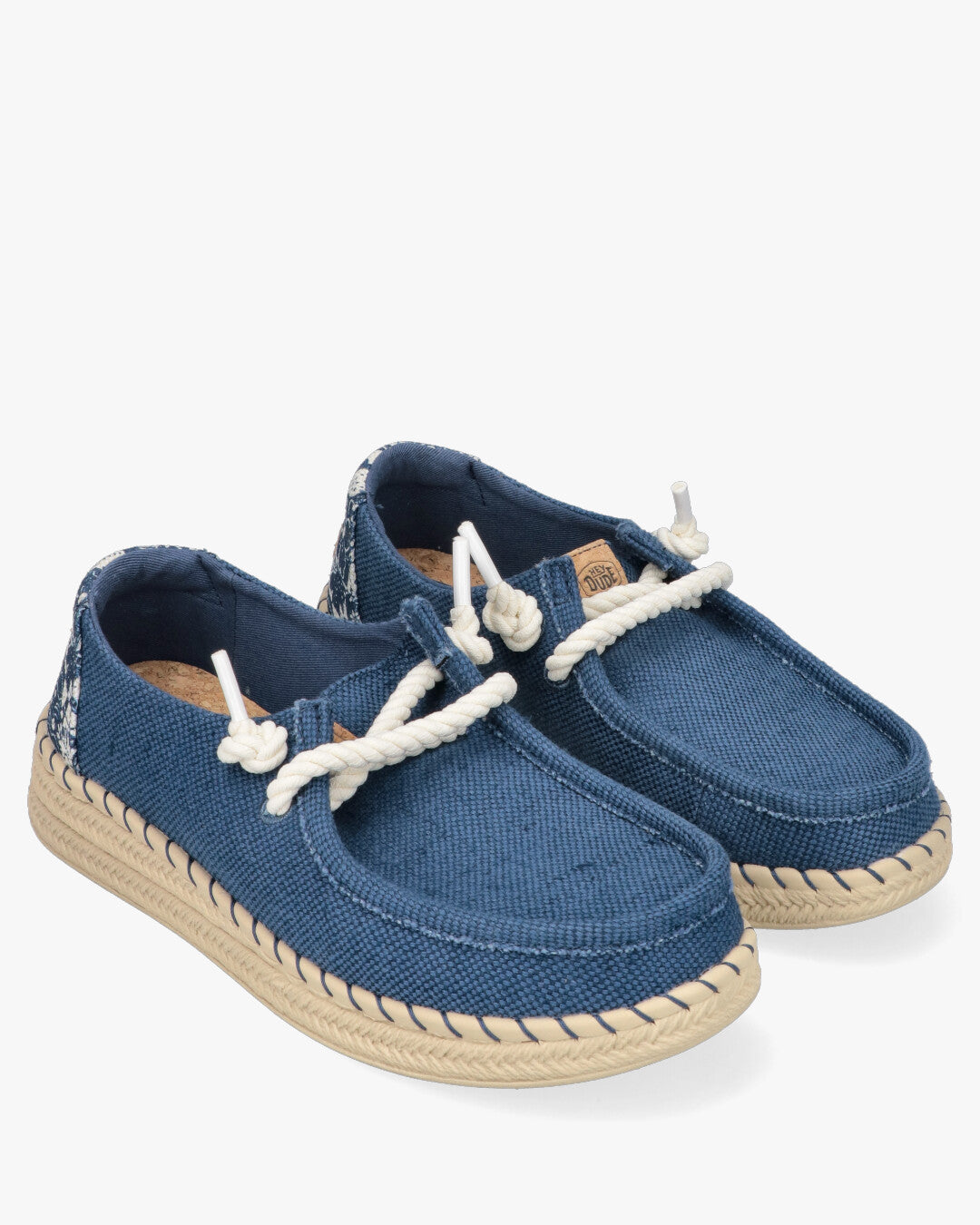 Wendy Espadrille Hibiscus Scarpe Allacciate