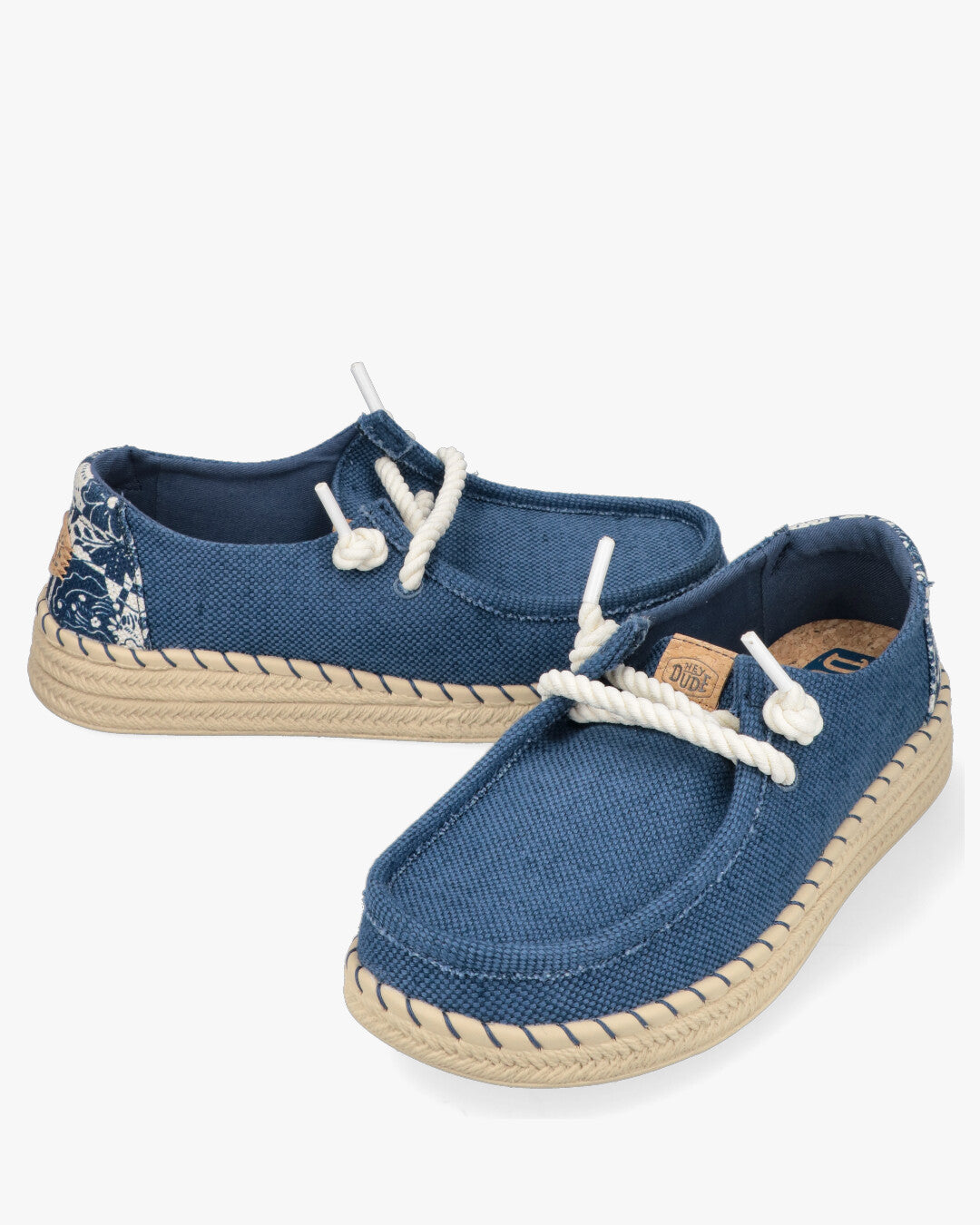Wendy Espadrille Hibiscus Scarpe Allacciate