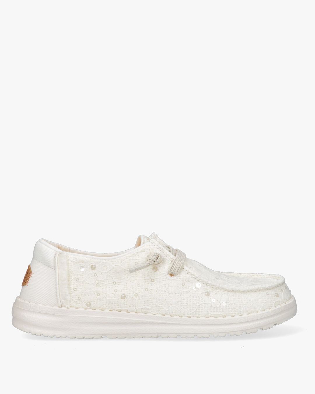 Wendy Sequin Lace Scarpe Allacciate