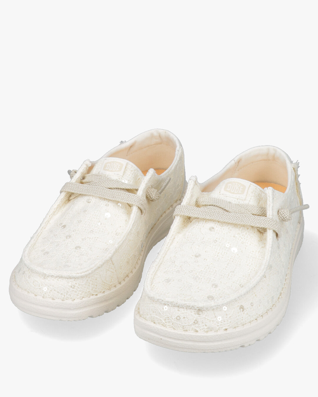 Wendy Sequin Lace Scarpe Allacciate