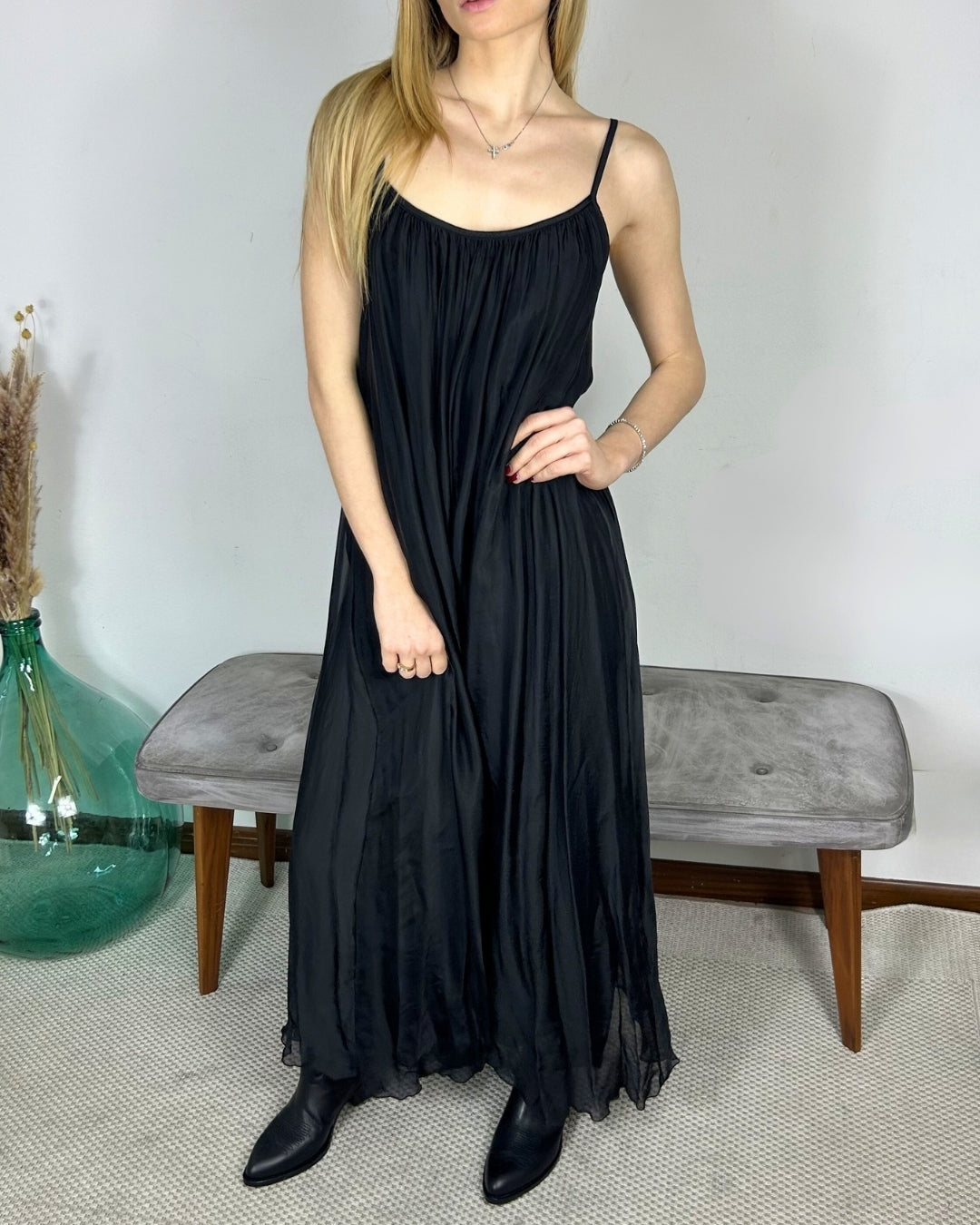 ABITO LUNGO AMPIO Abiti Lunghi