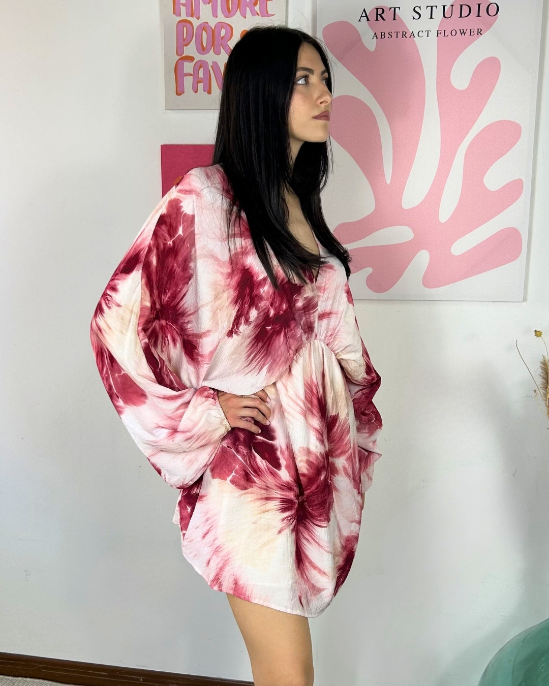 Q140 KIMONO Abiti Corti