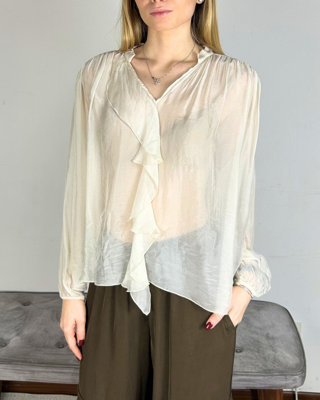 CASACCA ROUCHES Bluse