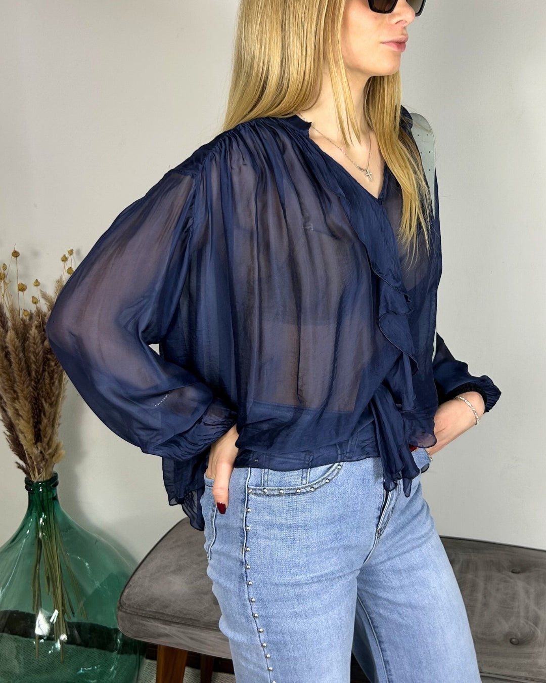 CASACCA ROUCHES Bluse