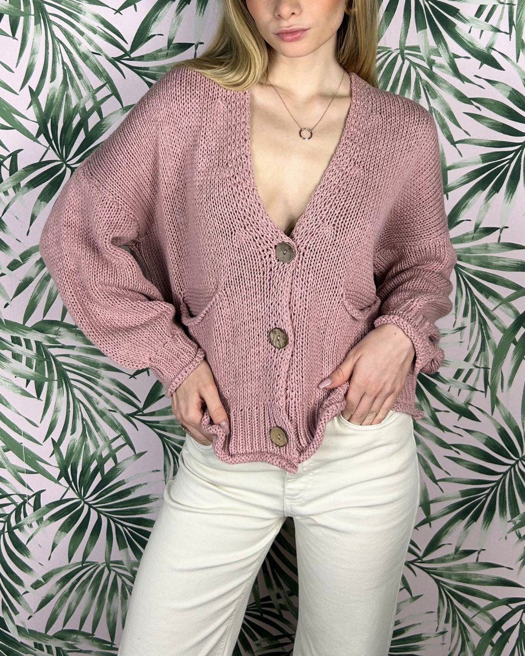 CARDIGAN BOTTONI TASCHE Cardigan