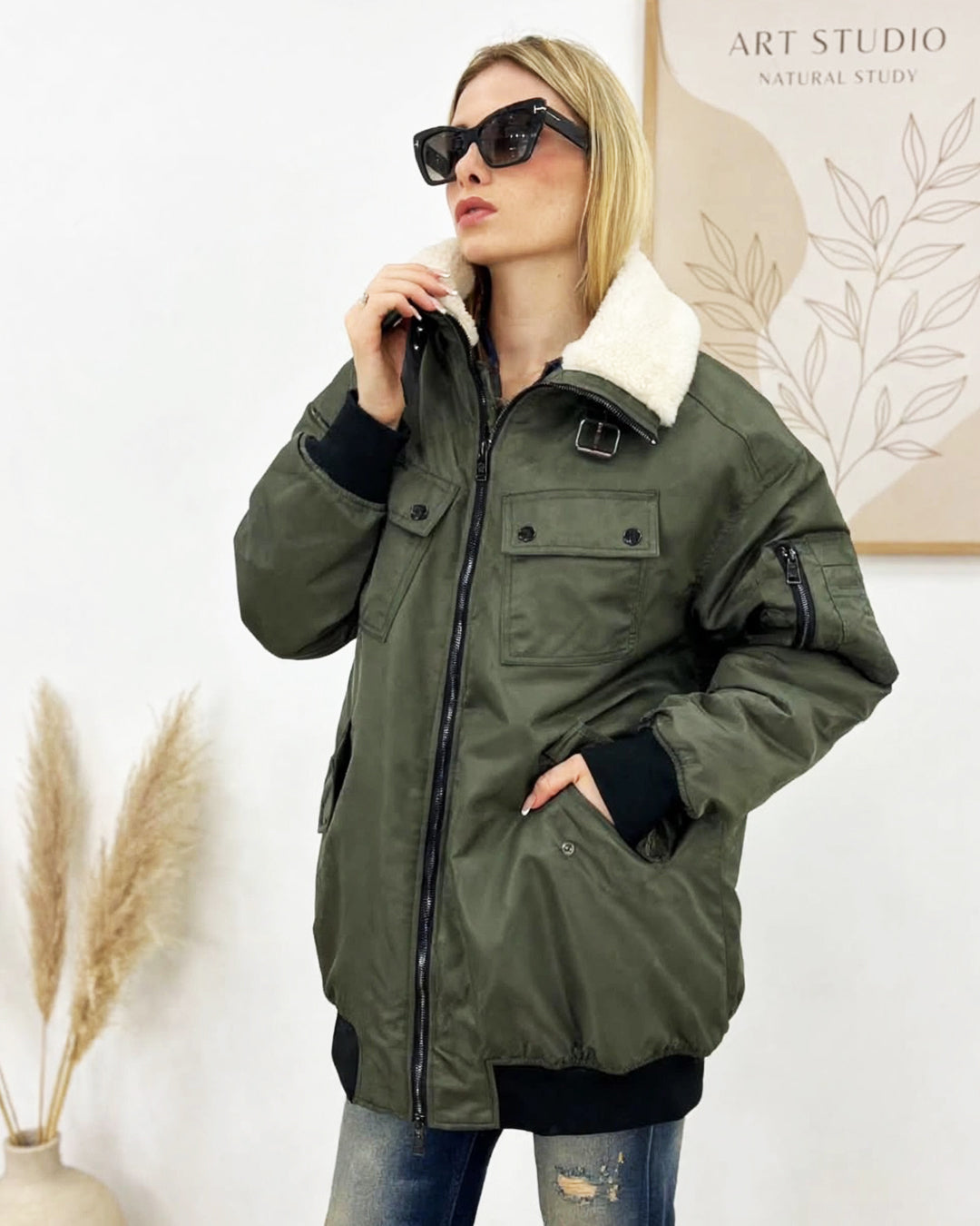 BOMBER LUNGO Bomber
