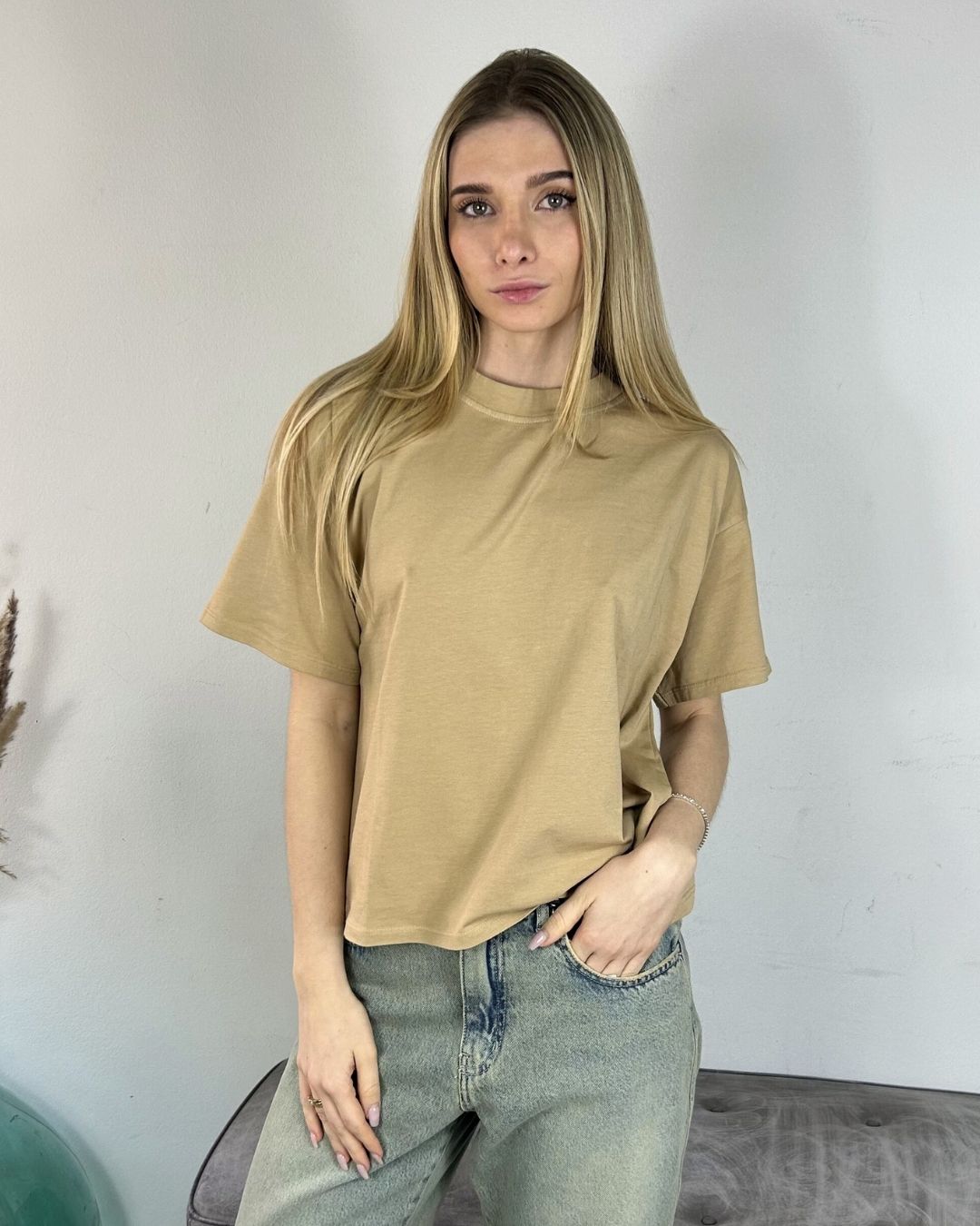 ROUND NECK BOX JERSEY Short Sleeve T-Shirts