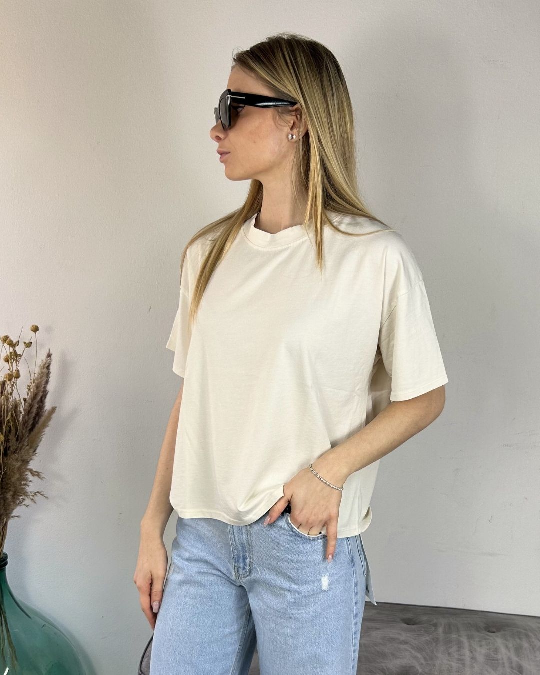 ROUND NECK BOX JERSEY Short Sleeve T-Shirts