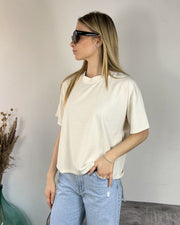 ROUND NECK BOX JERSEY Short Sleeve T-Shirts