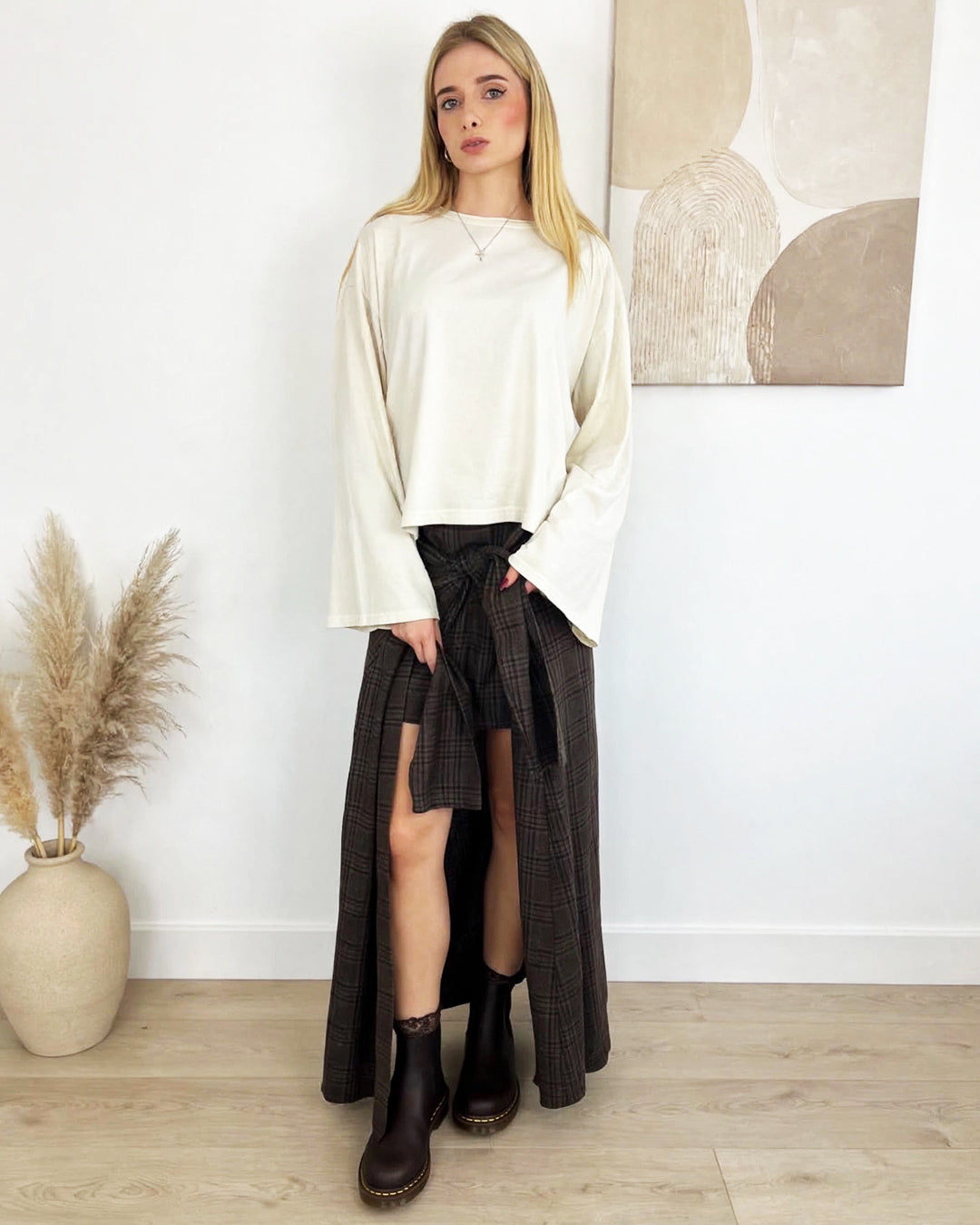 MAGLIA MANICA A TRAPEZIO
