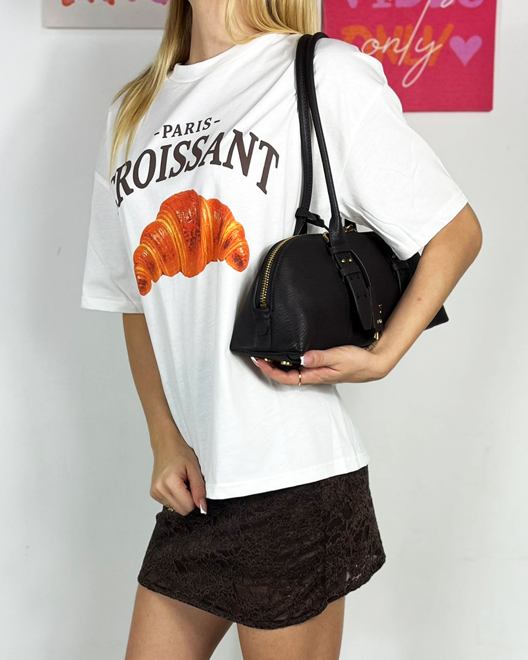 TSHIRT CROISSANT T-Shirts Maniche Corte