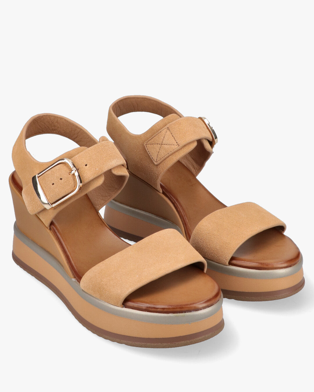 B37008 Sandali con zeppa