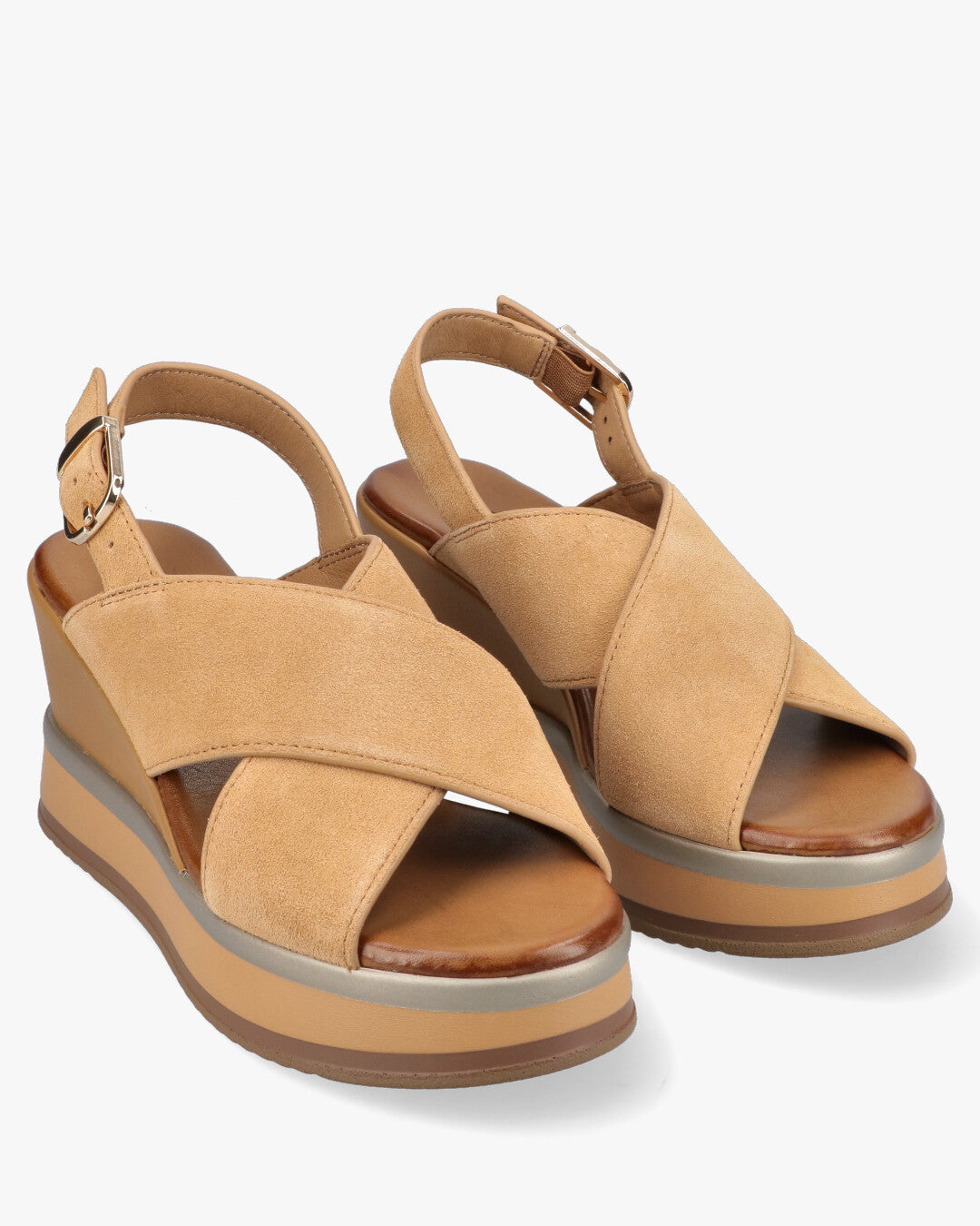 B37010 Sandali con zeppa