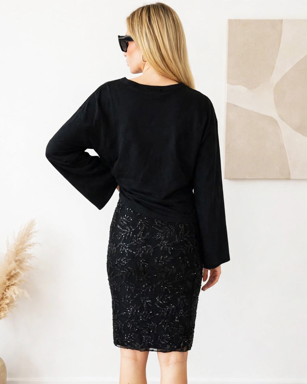 GONNA PAILLETTES Gonne Midi