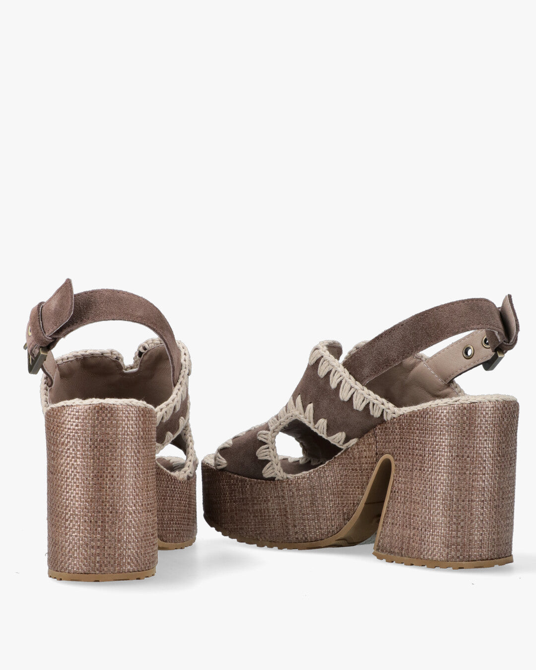 Raffia platform Sandali Platform