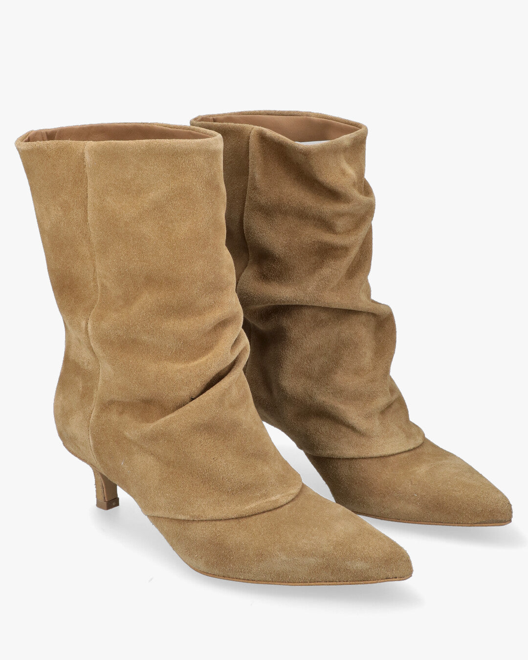 Stivaletti Arricciati Stivaletti con tacco