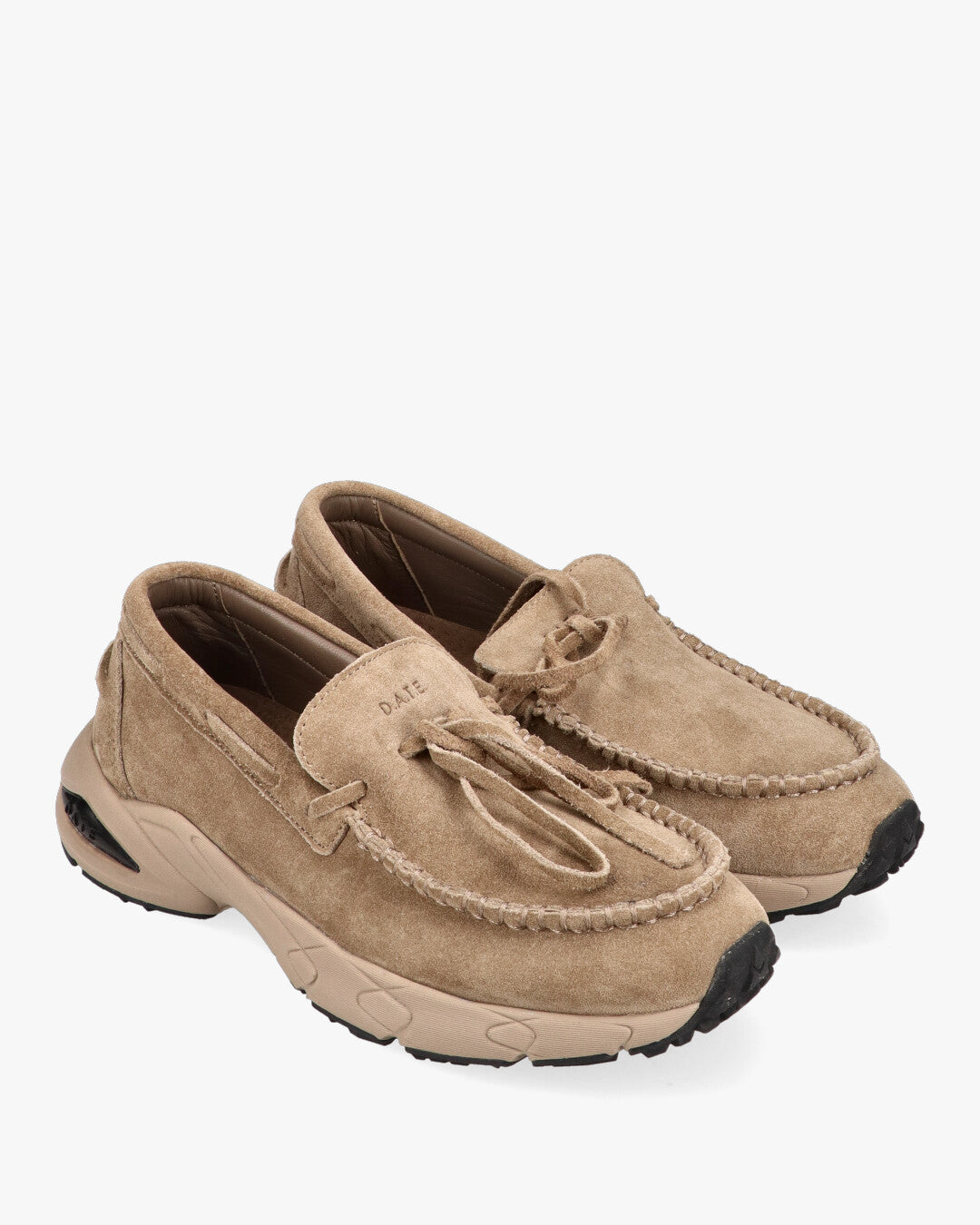 MOKA SUEDE TAUPE Mocassini