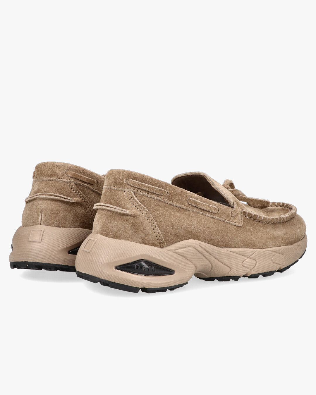 MOKA SUEDE TAUPE Mocassini