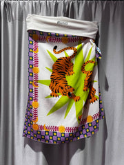 MINI PAREO FOULARD Gonne Corte